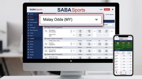 SABA Sports Mobile Interface